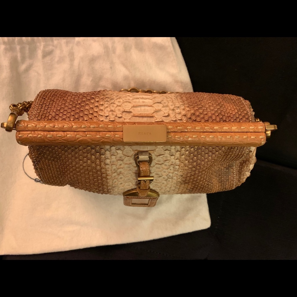 👜 PRADA PITONE CERNIERA BAG 👜 - Picture 11 of 16